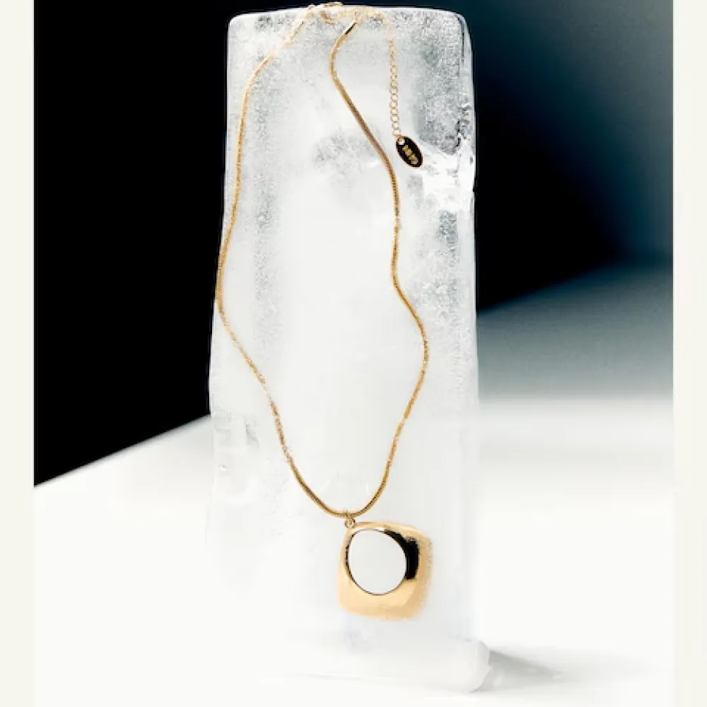 Geometric Pendant Necklace